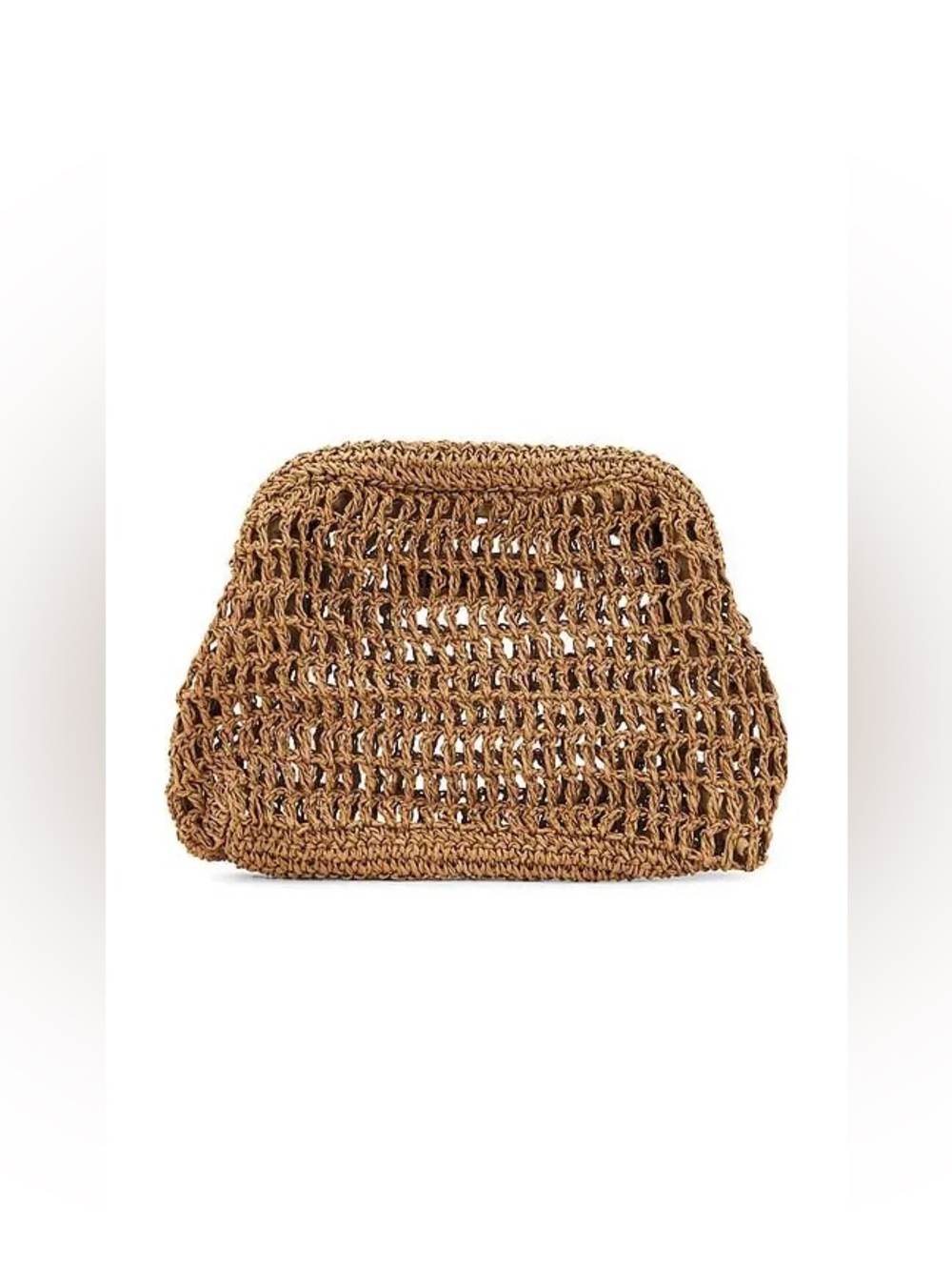 Free People Sand Bound Clutch in Tan